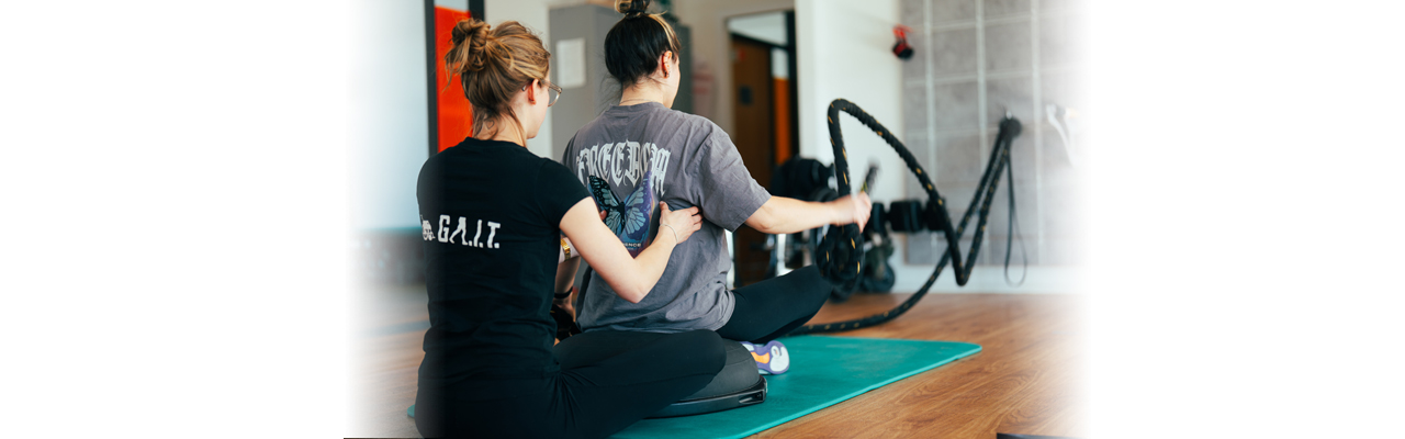 Physiotherapieübung im NiB Ganglabor